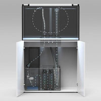 Aquaview 120 AQUATLANTIS Noir Laqué - 278 L
