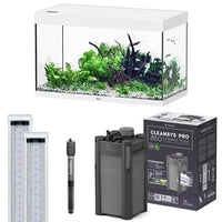 Sublime Ultra 100 x 50 AQUATLANTIS Blanc Laqué - Aquarium Equipé 246 L