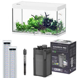 Sublime Ultra 100 x 50 AQUATLANTIS Blanc Laqué - Aquarium Equipé 246 L