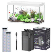 Sublime 120 x 50 LED AQUATLANTIS Blanc Laqué - Aquarium Equipé 333 L