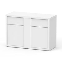 Sublime 120 x 60 AQUATLANTIS Blanc Laqué - Aquarium Equipé 433 L