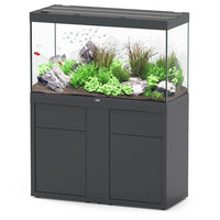 Sublime 120 x 50 LED AQUATLANTIS Gris Vésuve Laqué - Aquarium Equipé 333 L