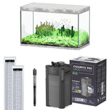 Sublime 120 x 60 AQUATLANTIS Béton - Aquarium Equipé 433 L