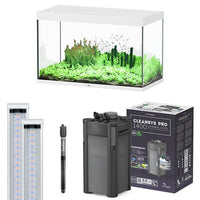 Sublime 120 x 60 AQUATLANTIS Blanc Laqué - Aquarium Equipé 433 L