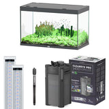 Sublime 120 x 60 AQUATLANTIS Gris Vésuve Laqué - Aquarium Equipé 433 L