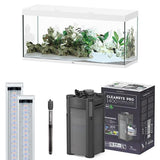 Sublime 150 x 50 AQUATLANTIS Blanc Laqué - Aquarium Equipé 419 L