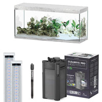 Sublime 150 x 50 AQUATLANTIS Chêne Blanc - Aquarium Equipé 419 L