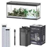Sublime 150 x 50 AQUATLANTIS Noir Laqué - Aquarium Equipé 419 L