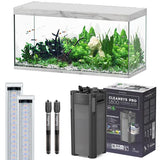 Sublime 150 x 60 AQUATLANTIS Chêne Blanc - Aquarium Equipé 545 L