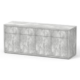 Sublime 200 x 60 AQUATLANTIS Béton - Aquarium Equipé 676 L
