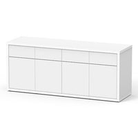 Sublime 200 x 70 AQUATLANTIS Blanc Laqué - Aquarium Equipé 853 L