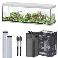 Sublime 200 x 60 AQUATLANTIS Chêne Blanc - Aquarium Equipé 676 L