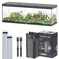 Sublime 200 x 60 AQUATLANTIS Gris Vésuve Laqué - Aquarium Equipé 676 L