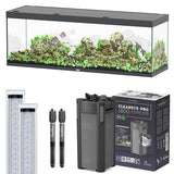 Sublime 200 x 60 AQUATLANTIS Gris Vésuve Laqué - Aquarium Equipé 676 L