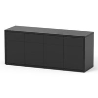 Sublime 200 x 70 AQUATLANTIS Noir Laqué - Aquarium Equipé 853 L