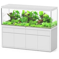 Sublime 200 x 70 AQUATLANTIS Blanc Laqué - Aquarium Equipé 853 L