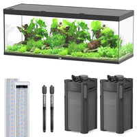 Sublime 200 x 70 AQUATLANTIS Noir Laqué - Aquarium Equipé 853 L