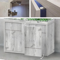 Sublime 120 x 50 LED AQUATLANTIS Béton - Aquarium Equipé 333 L