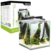 Nano-Aquarium Fish & Shrimp Set Duo 35 Équipé AQUAEL Noir - 49L