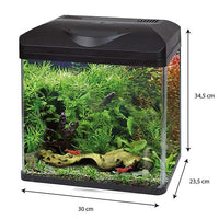Aquarium Laguna 30 Noir Équipé AMTRA - 16L