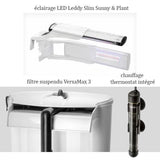 Nano-Aquarium Fish & Shrimp Set Duo 35 Équipé Blanc AQUAEL - 49L