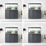 Sublime 200 x 70 AQUATLANTIS Noir Laqué - Aquarium Equipé 853 L