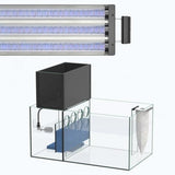 Aquaview SW 120 AQUATLANTIS Noir Laqué - Aquarium Eau de Mer 278 L