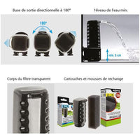 Filtre Interne ASAP 700 AQUAEL - pour Aquarium jusqu'à 250L