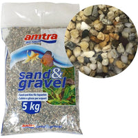 Polychrome Gravel AMTRA - 5 kg Gravier mélangé 3-4 mm
