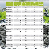 Poster de Fond Double Face Rock & AquaScape L - JUWEL 100 x 50 cm