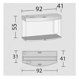 Aquarium Vision 180 LED Noir Tout Équipé JUWEL - 180L