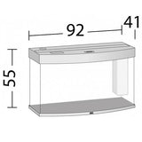 Aquarium Vision 180 LED Noir Tout Équipé JUWEL - 180L