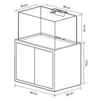 Aquarium OPUS 300 NYOS Gris Basalte - 262L