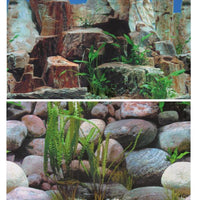 Poster de Fond Double Face Rochers 1 / 2 - HOBBY 60 x 30 cm